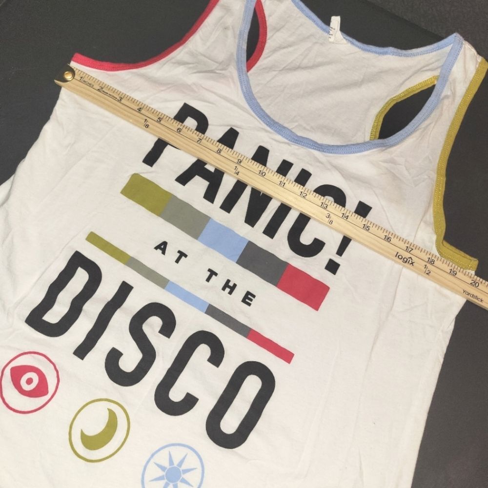 Panic! At The Disco White Band Tank XL - Picture 8 of 9
